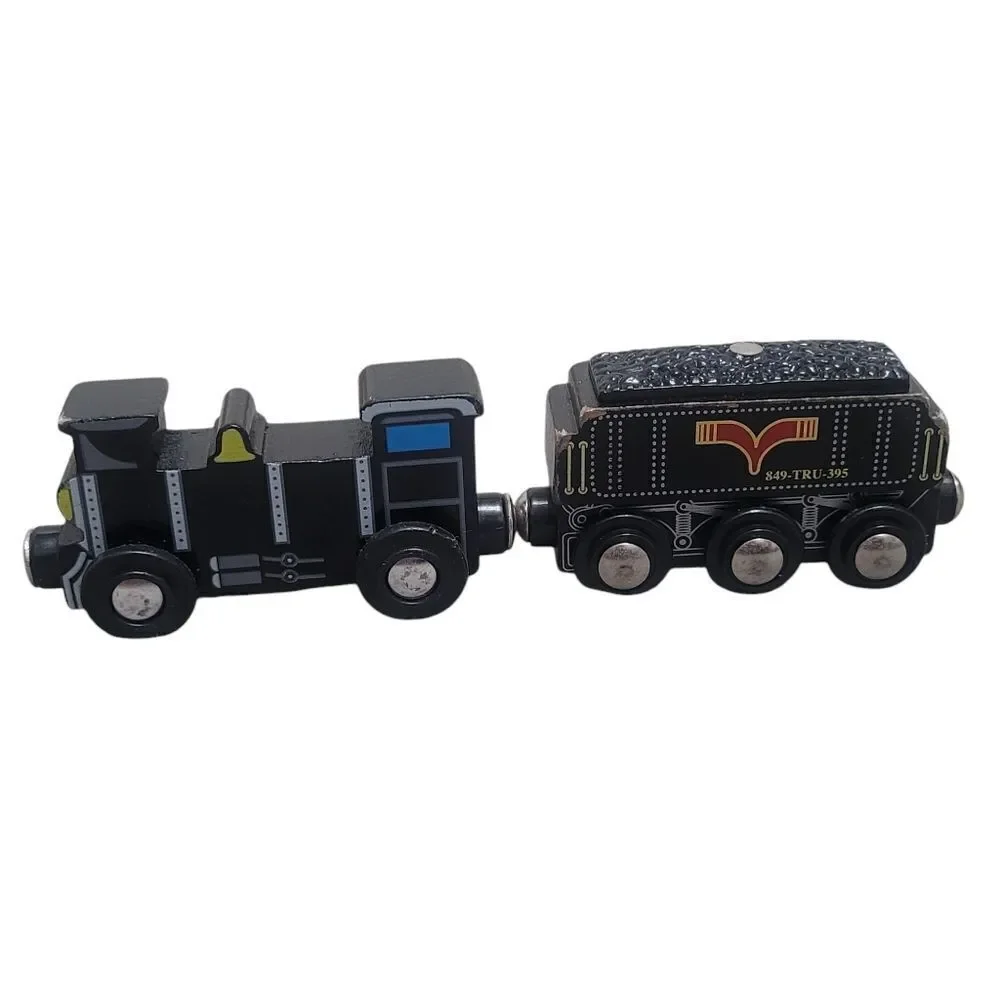 Melissa & Doug wood magnetic train set